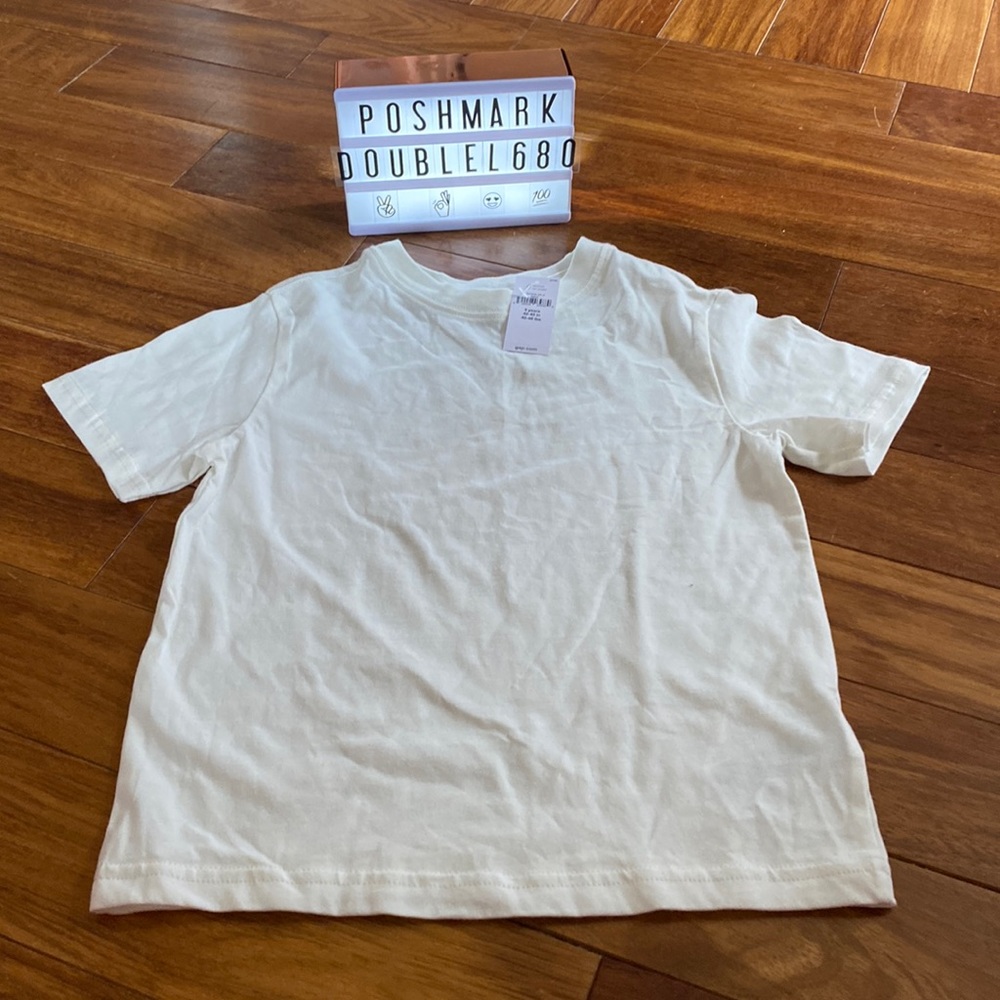 Toddler boys baby gap white tee
